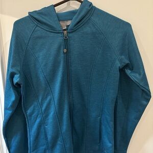 TEK GEAR Women’s Teal Full-Zip Hooded Jacket